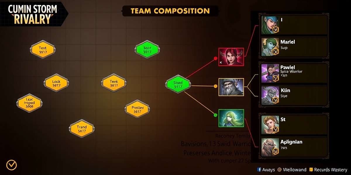 Cumin Storm Rivalry Strategic Gameplay Cumin Storm Rivalry gameplay strategy diagram showing optimal team composition with different Spice Warrior classes