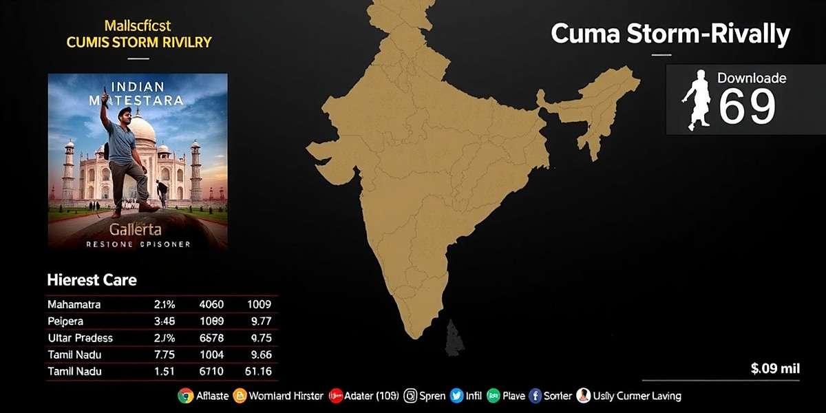 Cumin Storm Rivalry India Download Map Cumin Storm Rivalry download statistics map of India showing highest downloads in Maharashtra, Uttar Pradesh and Tamil Nadu